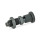 GN 817 Steel Indexing Plungers, Lock-Out and Non Lock-Out, with Multiple Pin Lengths Type: CK - Lock-out, with lock nut