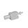 GN 487 Aluminum Swivel Ball Joint Mounting Clamps Type: W - With bolt
Coding: S - Ball element with external thread
Identification no.: 2 - Clamping with set screw
Finish: EL - Anodized finish, natural color