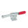 GN 820 Sauterelles tirées en acier, avec embase horizontale Type: O - Version barre pleine, avec fermoir soudable