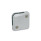 GN 939 Zinc Die-Cast Panel Support Clamps, for Glass and Plastic Panels Type: E - Corner clamp
Finish: SR - Silver, RAL 9006, textured finish