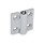 GN 437 Charnières en zinc moulé sous pression, avec réglage par friction Finition: SR - Argenté, RAL 9006, finition texturée