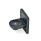 GN 272 Aluminum Swivel Clamp Connector Bases Type: IV - With internal serration
Finish: SW - Black, RAL 9005, textured finish
