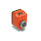 EN 954.2 Plastic Digital Position Indicators, 4 Digit Display, Stainless Steel Shaft Receptacle, Mechanical Counter Installation (front view): AN - On the chamfer, above
Color: OR - Orange, RAL 2004, shiny finish