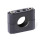 GN 231 Aluminum Tube Supports, Split Assembly Bildzuordnung: B - Bore
Finish: SW - Black, RAL 9005, textured finish