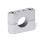 GN 231 Aluminum Tube Supports, Split Assembly Bildzuordnung: B - Bore
Finish: BL - Plain finish, Matte shot-blasted finish