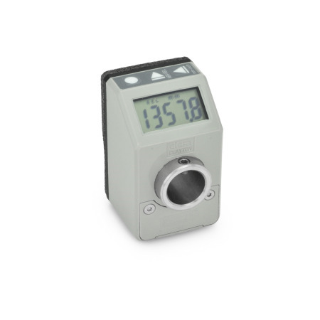 Digital Position Indicators EN 9054: Plastic, Electronic, 5 Digits LCD Display