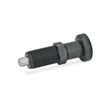 Plastic Indexing Plungers, with Stainless Steel Plunger Pin, Lock-Out and Non Lock-Out