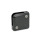 GN 939 Zinc Die-Cast Panel Support Clamps, for Glass and Plastic Panels Type: E - Corner clamp
Finish: SW - Black, RAL 9005, textured finish