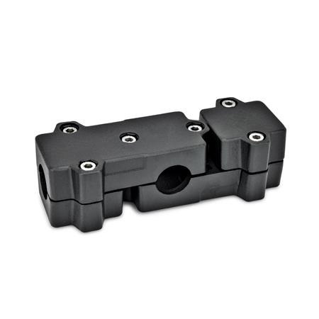 T-Angle Connector Clamps GN 195: Aluminum, Multi-Part Assembly