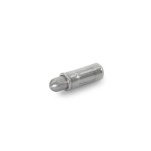 Stainless Steel Press-Fit Spring Plungers, with Nose Pin, Long Body