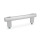 GN 666.1 Aluminum / Stainless Steel Tubular Grip Handles, Plastic Handle Legs, with Socket Cap Screws Finish: ELG - Anodized finish, natural color