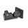 GN 282 Aluminum Swivel Clamp Connector Joints Type: T - Adjustment with 15° division (serration)
Finish: SW - Black, RAL 9005, textured finish