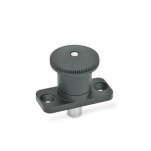 Doigts d'indexage miniatures en acier, montage de plaque, verrouillable et non verrouillable