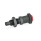 GN 414 Doigts d'indexage de sécurité acier, à déverrouillage par bouton-poussoir Matériau: ST - Acier
Type: AK - Avec contre-écrou