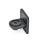 GN 272 Aluminum Swivel Clamp Connector Bases Type: AV - With external serration
Finish: SW - Black, RAL 9005, textured finish