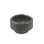 Steel Knurled Nuts, with Tapped or Plain Through Bore