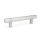 GN 333.3 Aluminum Tubular Handles, Zinc Die-Cast Movable Straight Handle Legs Finish: ELG - Anodized finish, natural color
