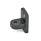 GN 271 Aluminum Swivel Clamp Connector Bases Finish: SW - Black, RAL 9005, textured finish