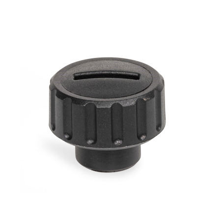 Knurled Nuts EN 592: Plastic, Brass Insert