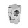 GN 134 Aluminum Two-Way Connector Clamps, Split Assembly d1/s1: B - Bore
d2/s2: B - Bore
Finish: BL - Plain finish, Matte shot-blasted finish