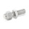 GN 709.35 Vis de pression en inox, avec ajustement de hauteur Type: B - Face de contact lisse