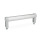 GN 333.1 Aluminum Tubular Handles, with Zinc Die-Cast Straight Handle Legs Type: B - Mounting from the operator's side (only for d<sub>1</sub> = 28 mm)
Finish: ES - Anodized finish, natural color