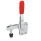 GN 810.1 Steel Vertical Acting Toggle Clamps, with Vertical Mounting Base Type: BC - U-bar version, with two flanged washers and spindle assembly GN 708.1